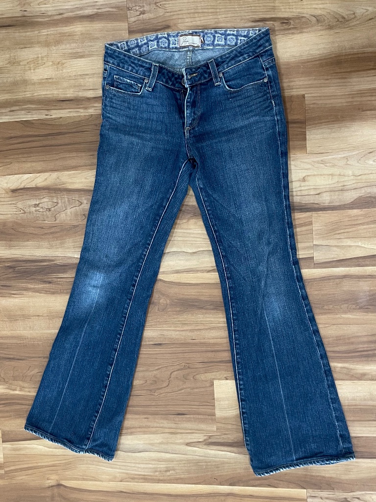 Paige Premium Denim Robertson Bootcut Jeans Indigo Size 27 23 Inseam